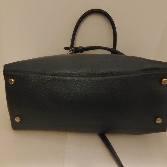 Coach Metallic Denim Exotic Trim Emma Satchel F38054 - Picture 7 of 8